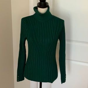 White House Black Market knit turtleneck.